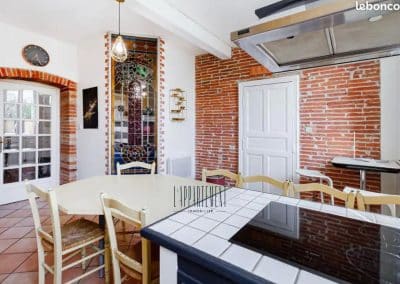 Avant travaux rénovation toulousaine de charme à Toulousaine