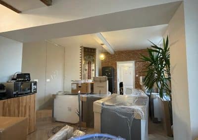 Ouverture mur porteur pour créer de la profondeur