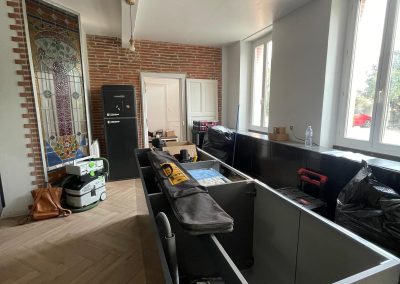 Avant travaux rénovation toulousaine de charme à Toulousaine